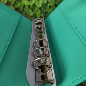 Bán Sỉ Ví Chất Kết Dính Ngân Sách Màu Macaron A5 A6 Cao Cấp Mini 6 Vòng Chất Kết Dính Ngân Sách Có Khóa Kéo Phong Bì - Product Image 4