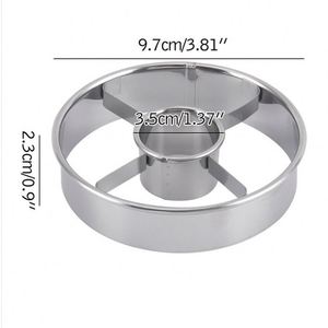 Cortador de Donuts Hecho a Mano de Acero Inoxidable Duradero, Fácil de Limpiar, Apto para Lavavajillas, Forma Redonda para Uso en Repostería - Product Image 6
