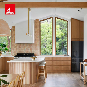 Nuevo Mueble de Cocina Modular de Lujo, Color Crema Antiguo y Gabinetes de Roble, Estilo Moderno, Incluye Tiradores <span class=keywords><strong>para</strong></span> el Hogar o la Villa - Product Image 2