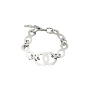 Pulsera de Cadena de Eslabones de Moda, Acero Inoxidable 316L, Chapado en Oro PVD, Sostenible y Resistente - Product Image 1