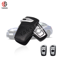 Porte-clés de voiture en cuir véritable Bmw, porte-clé de voiture, pour séries 1/3/5/7 F30 F20 F10 F18 F22 X3 X4 M3 M5