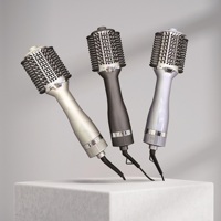 Brosse sèche-cheveux multi-usages, styler à air chaud avec céramique ionique et brosse ronde pour un brushing professionnel et un lissage