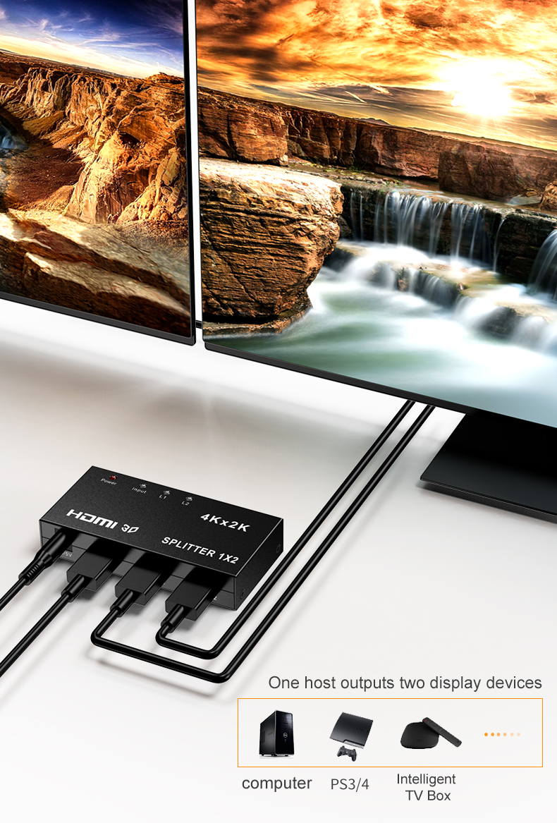 3 Ports HD-MI Switch 3x1 4K HD-MI Switch 3 in 1 out Hub HD-MI Switcher Splitter Adapter for projector HD-TV XBox PS4