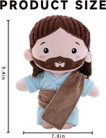 Personnage de la Bible personnalisé en peluche Jésus personnalisé poupée en peluche figure chrétienne religieuse doux chrétien poupée jouets