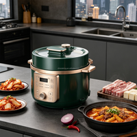 Cuisinière à pression électrique populaire 4L 5L 6L, décompression automatique, multifonction, pour les repas quotidiens en famille