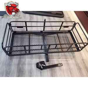Porte-bagages pliable Ambull 500lbs avec attelage de 2 pouces, étanche, pour voiture, panier à bagages arrière, support de rangement pour bagages monté sur le véhicule - Product Image 5