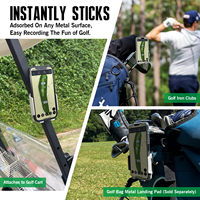 Support de téléphone magnétique de golf pour golfeurs Support de smartphone mince et dispositif d'accès Caddy de téléphone portable à aimant ultra puissant