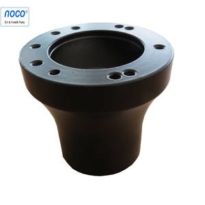 Base de volant de direction pour voiturette de golf TXT RXV PDS au design sportif, noire, compatible VW A6 Jetta, avec bouton de klaxon - Product Image 1