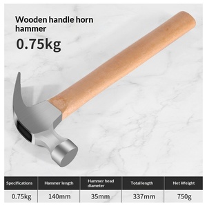 Marteau à griffes YJC-02 350mm, revêtement plastique, pour charpentier, rénovation domestique, extracteur de clous, usage manuel extérieur, vente en gros - Product Image 4