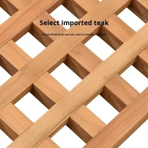 Ensemble de canapés de jardin en bois massif, résistant à l'eau et aux rayons du soleil, en rotin tressé, style nordique, pour villa, hôtel, jardin, avec coussins - Product Image 4