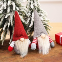 Offre Spéciale dernière conception gnomes de noël jouets en peluche noël Rudolph forêt vieil homme noël poupée sans visage décoration