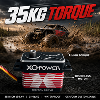Servomoteur numérique XQ-POWER XQ-BLS8135D 35kg Brushless 210 degrés étanche engrenage en acier inoxydable CNC aluminium HV OEM ODM Vente en gros