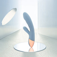 Silikon Dual Head 10 Vibrations muster Heizung Wireless G-Punkt Nippel Vagina Klitoris Vibrator Sexspielzeug für Frauen