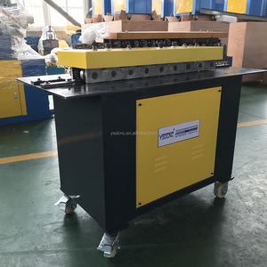 SA-15 otomatis multifungsi lembaran ventilasi logam saluran udara pipa persegi kunci jepret mesin mantan dengan 2,2 kW Motor untuk dijual - Product Image 2