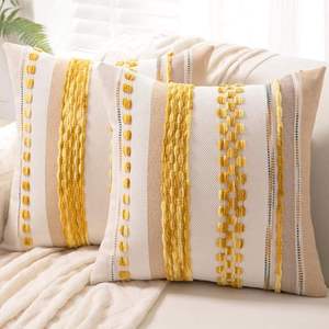Family Christmas Interior Decor Chenille Square Textured Pillow <b>Cover</b> <b>Sofa</b> Cushion <b>Cover</b> Factory Mass Supply - Product Image 5