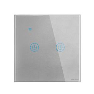 YuHe Group 1-Gang 1-Way <b>Touch</b> Wall <b>Switch</b> Tempered Glass Wi-Fi for Voice Control Smart Life App IP20 10A 220V Modern Design - Product Image 6