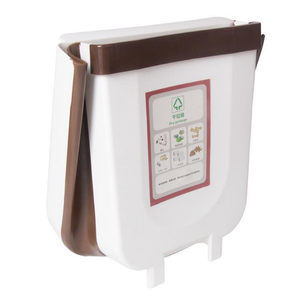 A260 Eco friendly Foldable Waste Storage Kitchen Trash Bin Creative Plastic Hanging Trash Bucket