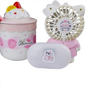 Enfants amour coeur dessin animé tasse à eau autocollants adhésifs décoratifs bricolage étiquettes d'emballage pour bougie artisanat et cadre Photo utilisation - Product Image 1