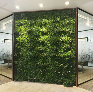 001B 100*100CM Seto Artificial Colgante, Plantas Verdes <span class=keywords><strong>para</strong></span> Interiores, Jardín Vertical, Valla, Resistente a Rayos UV e Impermeable, Servicio de Modelado 3D - Product Image 5