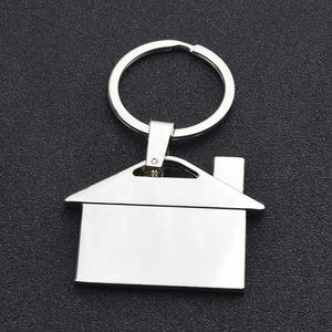 Llavero Metálico con Forma de Casa y Logotipo Personalizado, para Agentes Inmobiliarios y Prestadores de Hipotecas - Product Image 5