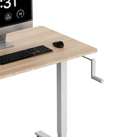 Nouvelle table de jeu mobile en verre extensible et réglable manuellement avec roulettes, plage de hauteur 720-1180 mm