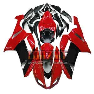 Инъекционный корпус для KAWASAKI NINJA ZX636 ZX6R 07 08 ZX-636 600CC красный черный 41No.117 ZX 6R 636 6 R ZX600 ZX-6R 2007 2008 обтекатель