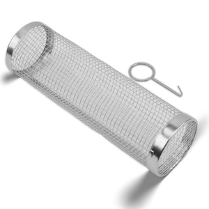 Nuovo Bbq Net Tube Barbecue il più grande cestello per grigliare mai cestello per grigliare in rete metallica in acciaio inossidabile - Product Image 1