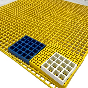 Rejilla de Malla de FRP de Alta Resistencia de 38 mm x 38 mm como Piso para Pasarelas, Rejillas Moldeadas de Compuesto de Fibra de Vidrio GRP - Product Image 1