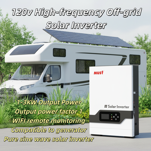 <span class=keywords><strong>Inversor</strong></span> de Energía <span class=keywords><strong>Solar</strong></span> <span class=keywords><strong>MUST</strong></span> PV1800 LV 120V 3kW Fuera de la Red <span class=keywords><strong>24V</strong></span> con Monitoreo Remoto Inteligente por WIFI y BMS - Product Image 2