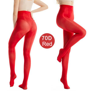 Vente en gros de collants grande taille pour femmes 70D collants réfléchissants de scène sexy brillants bas en nylon brillant à l'huile scintillante à la mode - Product Image 3