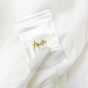 Bolsa de Plástico con Cierre Reutilizable Personalizada con Logotipo para Joyería Pequeña, Bolsa con Cierre Mate para Pendientes, Bolsa Mini Ziplock de PVC - Product Image 3