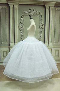 P6084 <span class=keywords><strong>Jupon</strong></span> en dentelle double maille à six cerceaux pour robe de mariée <span class=keywords><strong>Jupon</strong></span> pour mariée - Product Image 3