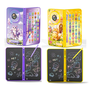 Giocattolo Telefono Pieghevole in Plastica AJB, Telefono Realistico con Tasti Dipinti, 2 in 1 per <span class=keywords><strong>Educazione</strong></span> Precoce e Intelligenza - Product Image 4