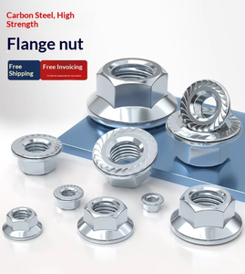 Tuerca de Brida Métrica de Hierro Galvanizado, Hexagonal, Antideslizante, Antiaflojamiento, con Inserto de Nylon, Grado 4.8, M3-M16 - Product Image 4