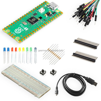 Placa DE DESARROLLO Raspberry Pi Pico 2 RP2350 520 KB en chip SRAM 2,4 GHz 802.11n LAN inalámbrica UART SPI I2C PWM ADC Original Pico2