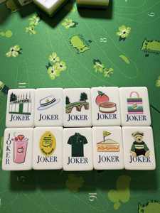 Adult <b>Entertainment</b> Golf Masters Acrylic 160 American Mahjong Tiles Set Elegant Game Set Mahjong Tiles American - Product Image 5