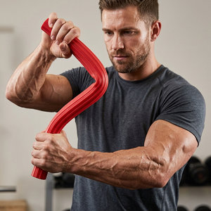 Barra di Torsione in Silicone a 5 Livelli di Durezza per <span class=keywords><strong>Braccia</strong></span> e Polsi, Barra Elastica Multifunzionale per Fitness, Rilassamento Muscolare e Comfort - Product Image 3