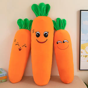 Fabricant de jouets en peluche personnalisé <span class=keywords><strong>super</strong></span> doux détachable carotte peluche poupée lavable Long lit oreiller de couchage - Product Image 1