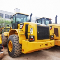 Chargeuse sur pneus d'occasion Cat 966H de 6 tonnes, modèle 2023, fabriquée au Japon, avec une capacité de godet de 3,4 à 4,2 m³
