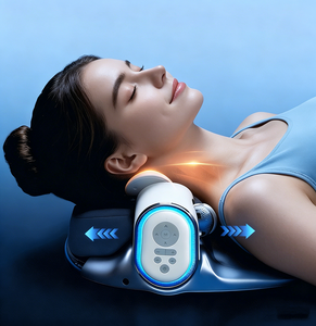 Masajeador <span class=keywords><strong>de</strong></span> Cuello, Hombros y Espalda Superior 4D Dinámico Personalizado OEM 2026 con Control Remoto Inalámbrico y Terapia Shiatsu con Calor - Product Image 1