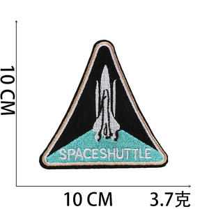 Bandera americana bordado tela hierro en parches planchado <span class=keywords><strong>NASA</strong></span> calavera ropa parche pegatina - Product Image 5