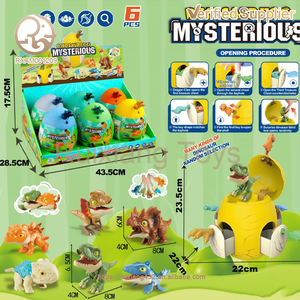 Huevos de Dinosaurio Sorpresa al por Mayor, Juguetes de Ensamblaje para Niños, Caja Ciega con Llave, Juguetes de Dinosaurio que Muerden, Novedad, Huevos de Dinosaurio Misteriosos - Product Image 5