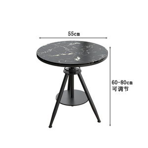 Net đỏ sang trọng ban công bàn ăn đá tấm gia đình nhỏ hộ gia đình Trọng lượng nhẹ nâng đá cẩm thạch hàng đầu Ghế Bàn Ngoài Trời - Product Image 6