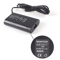Chargeur 65W de type c pour ordinateur portable, adaptateur, de type c, pour DELL ha65mn170, XPS 12 (9250), 65w