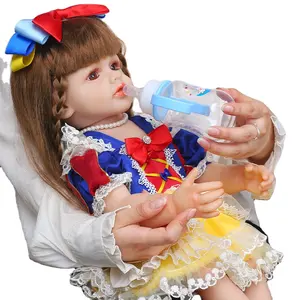 Atacado Novo Design Barato Vivo Lifelike Full Body Silicone Doll Reborn Baby Doll bonecas para crianças Mini Bonito SoftPopular