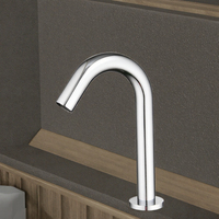 Robinet automatique à capteur intelligent sans contact HY-172D-2 en acier inoxydable 304, robinet de lavabo traditionnel à trou unique
