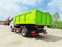 Prix usine Dongfeng Mini 5CBM 6CBM Camion compacteur à benne relevable avec bras hydraulique