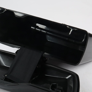 中国工厂新产品生动黑色2014哈雷戴维森旅游硬加长马鞍包 - Product Image 4