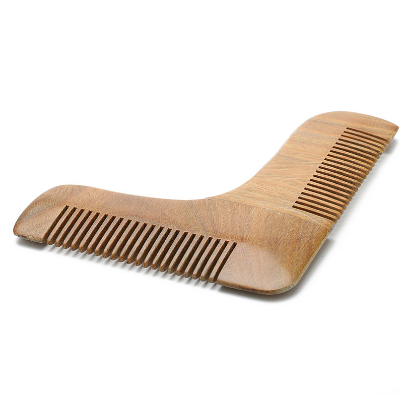 Шэньчжэнь фабрика Пользовательский логотип щетка деревянная Черная Мужская Расческа для бороды