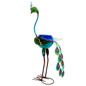 Fabrieks prijs buiten metalen tuin ornamenten pauw kraanvogel flamingo dierenvormige bloempotten ijzeren planten tuin decoratie - Product Image 5